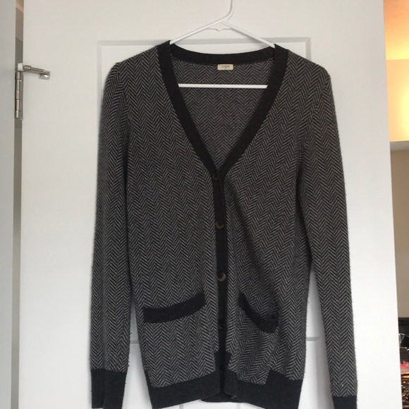 J. Crew Sweaters - J. Crew herringbone cardigan with pockets